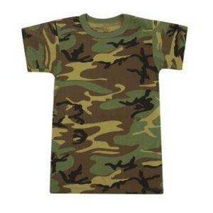 Kids Woodland Camo T-Shirt